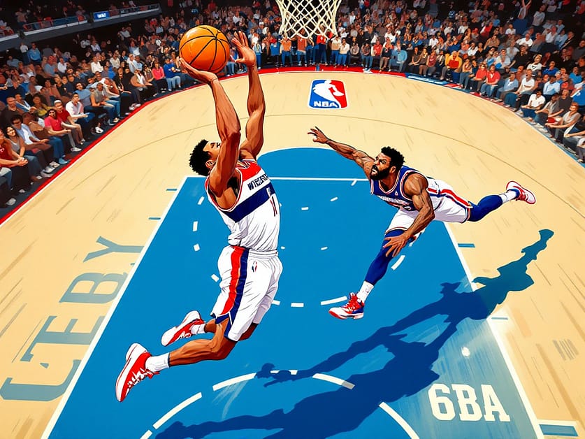 Philadelphia 76ers Triumph Over Washington Wizards in a Close Contest, 109-103
